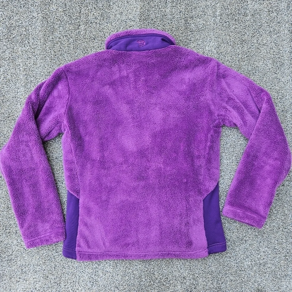 Mountain Hardwear Monkey Fleece Jacket Purple Zip Up Coat Youth Girls Size Large